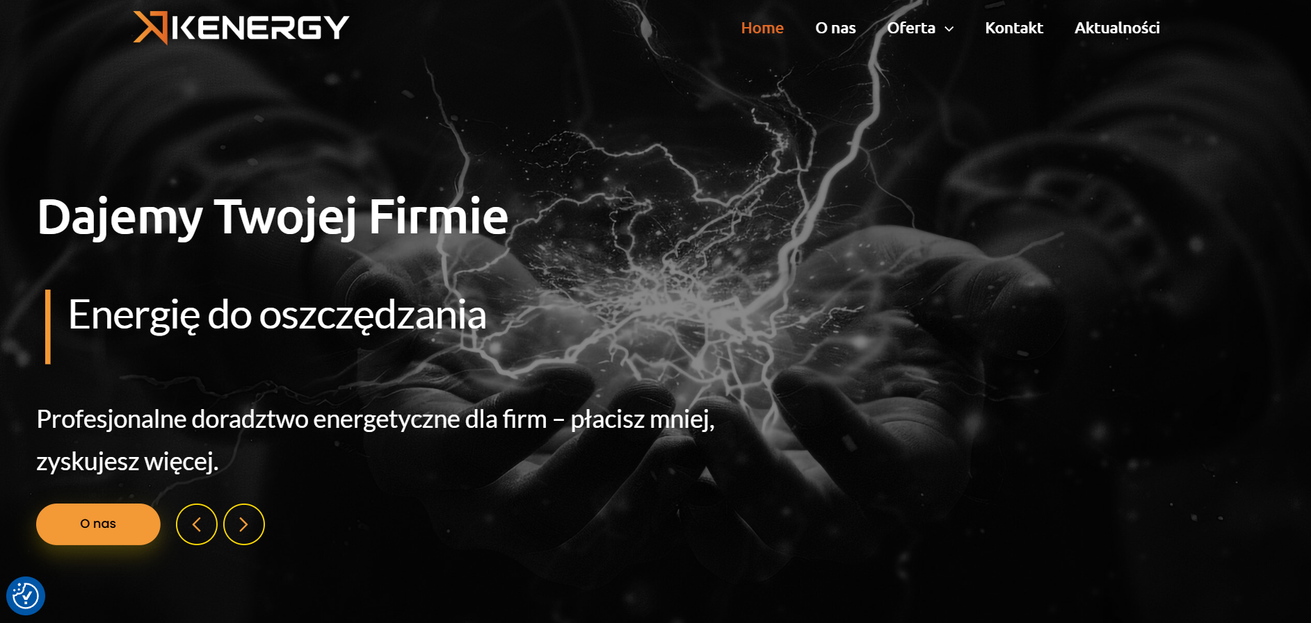 Strona internetowa dla doradztwa energetycznego